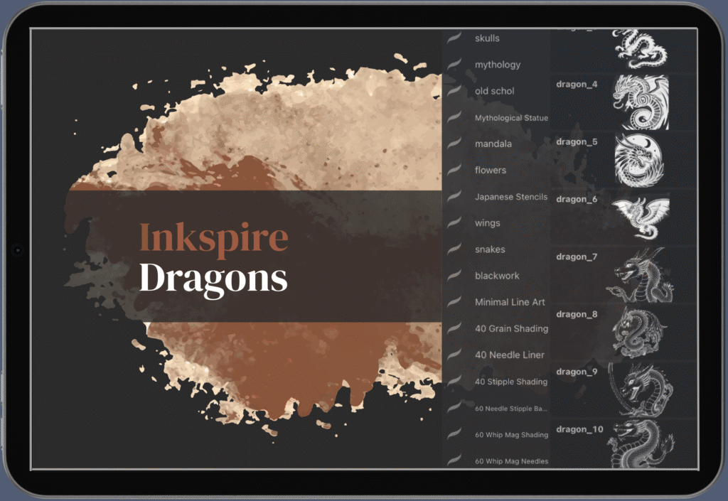 Dragons Stencils